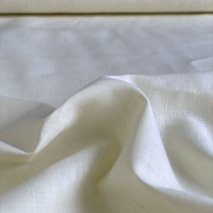 Soft Linen Cotton Mix Fabric - Butter Yellow