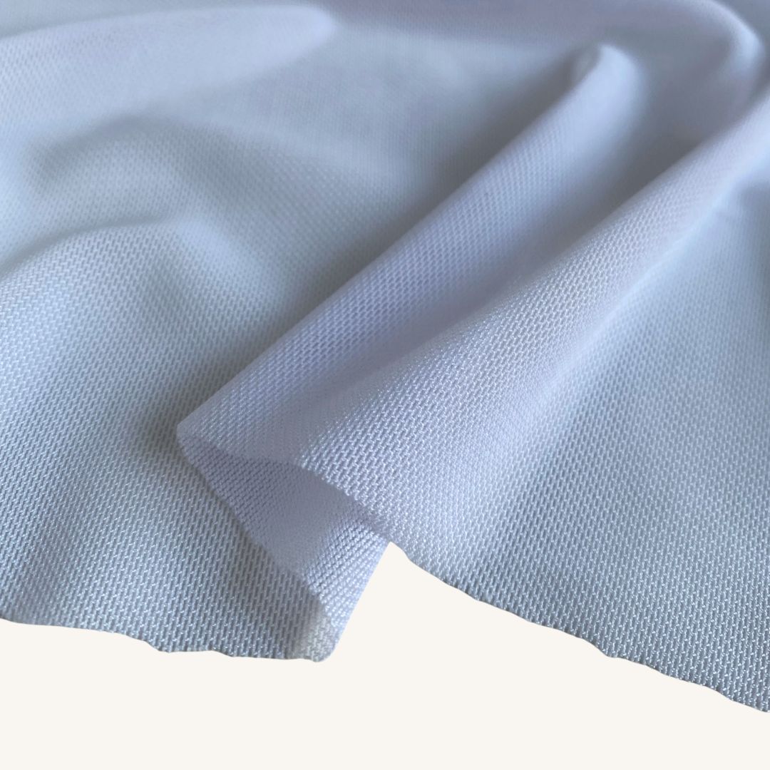 Swimsuit Lining Stretch Fabric - White