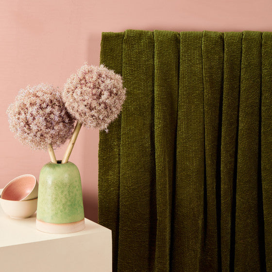 Bubble Corduroy Fabric - Ivy Green - Atelier Brunette - 0.5 metre