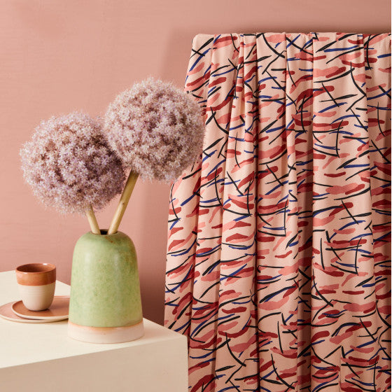 Fuji Blush - Viscose twill fabric with Lenzing™️ EcoVero™️ fibres - Atelier Brunette - 0.5 metre
