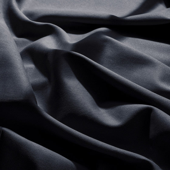 Gabardine Twill Fabric - Deep Charcoal - Atelier Brunette - Price per 0.5 metre