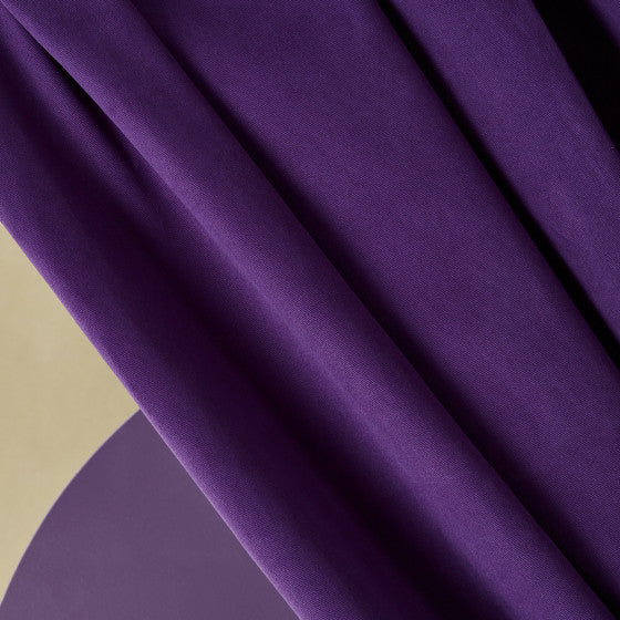 Gabardine Twill Fabric - Majestic Purple - Atelier Brunette - Price per 0.5 metre