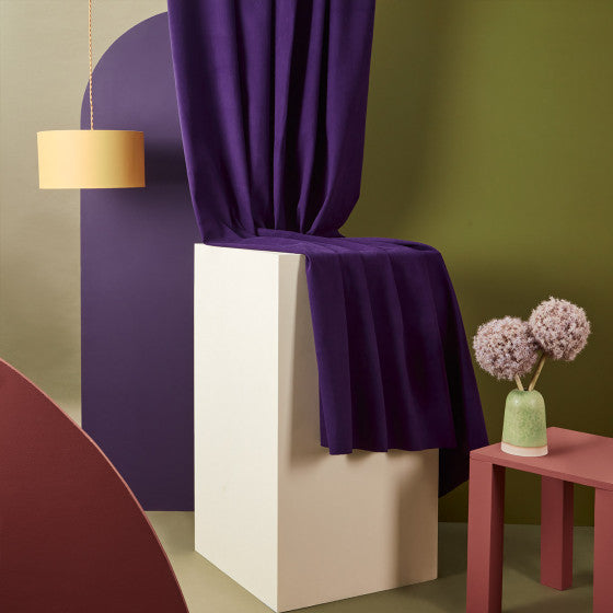 Gabardine Twill Fabric - Majestic Purple - Atelier Brunette - Price per 0.5 metre