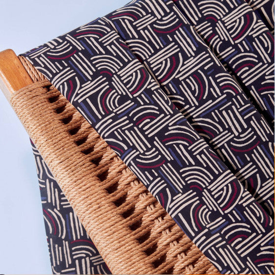 Hopscotch Night - Cotton Gauze Fabric - Atelier Brunette - 0.5 metre