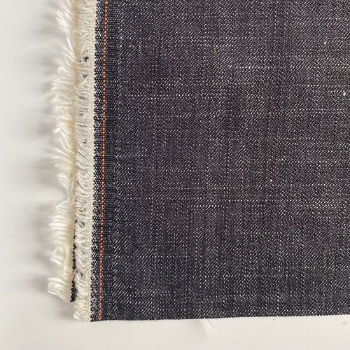 Cross Hatch Denim 9.6oz - Anthracite - 0.5 metre