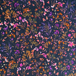 French Terry Knit Fabric - Floral - Priced per 0.5 metre