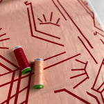 Face Lines - Cotton Poplin Fabric - 0.5 metre