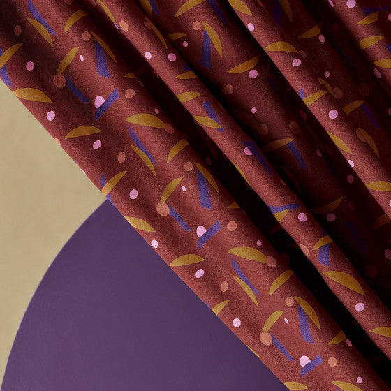 Java Rust - Viscose Crepe Fabric with Lenzing™️ EcoVero™️ fibres - Atelier Brunette - 0.5 metre