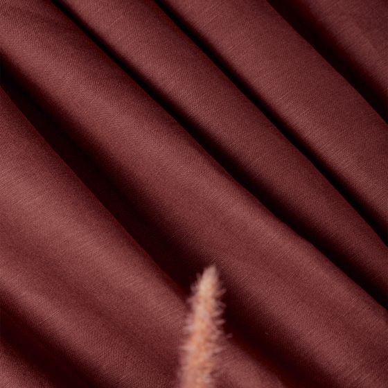 Rust - Linen Viscose Fabric with Lenzing™️ EcoVero™️ fibres - Atelier Brunette - Priced per 0.5 metre