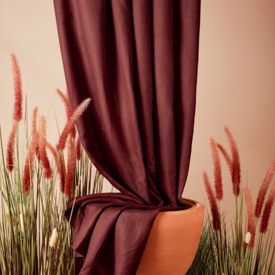 Rust - Linen Viscose Fabric with Lenzing™️ EcoVero™️ fibres - Atelier Brunette - 0.5 metre