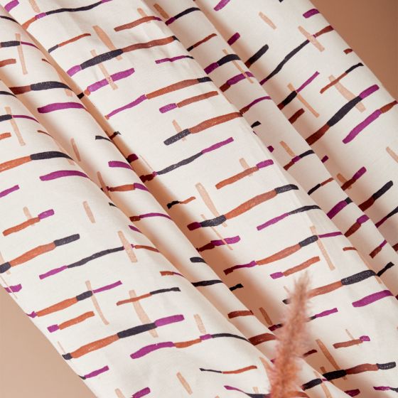REMNANT 70cm - Loom Off-White - Linen Viscose fabric with Lenzing™️ EcoVero™️ fibres - Atelier Brunette