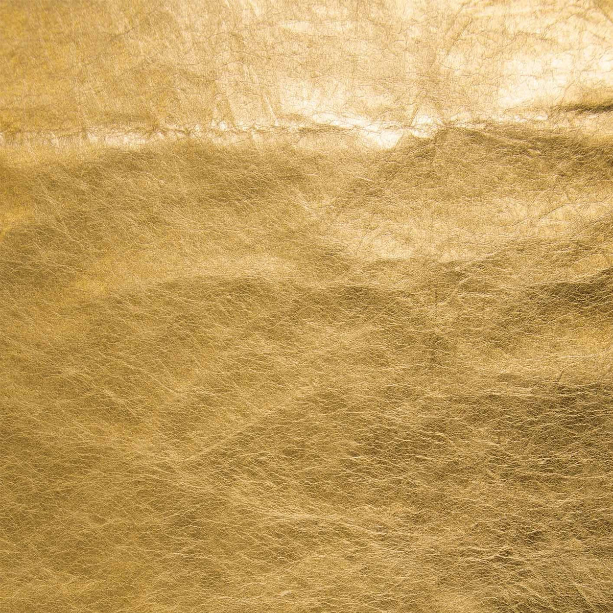 Close-up of metallic gold textured fabric