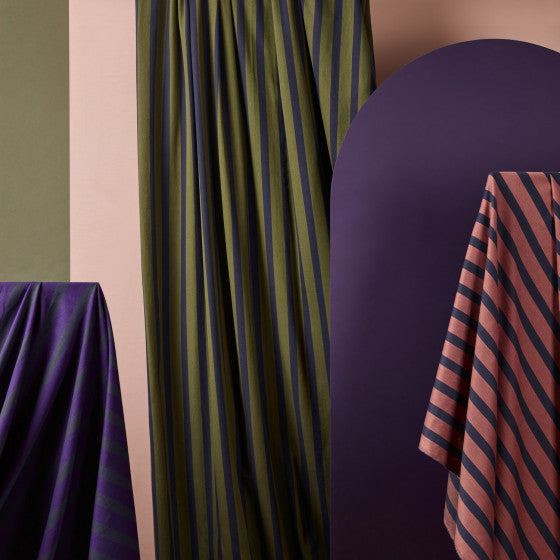 Ray Ivy Green Cotton Fabric - Atelier Brunette - Price per 0.5 metre