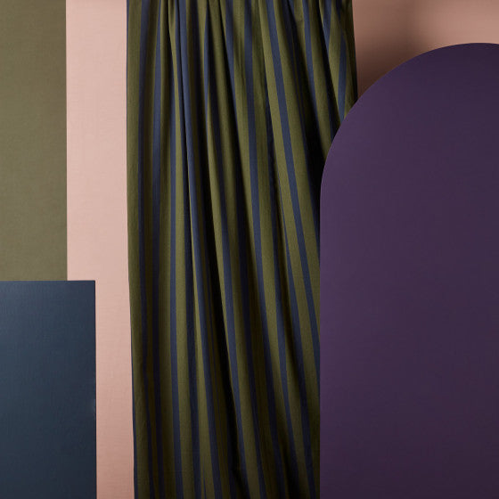 Ray Ivy Green Cotton Fabric - Atelier Brunette - Price per 0.5 metre