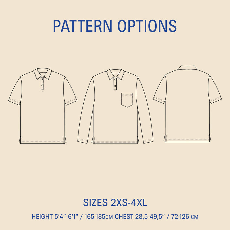 Polo shirt Sewing Pattern