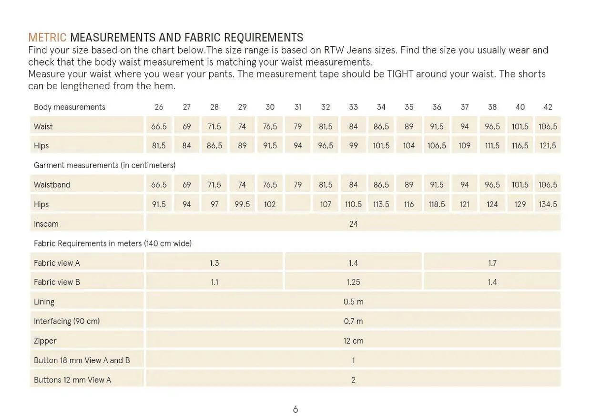 Cargo Shorts sewing pattern Wardrobe By Me