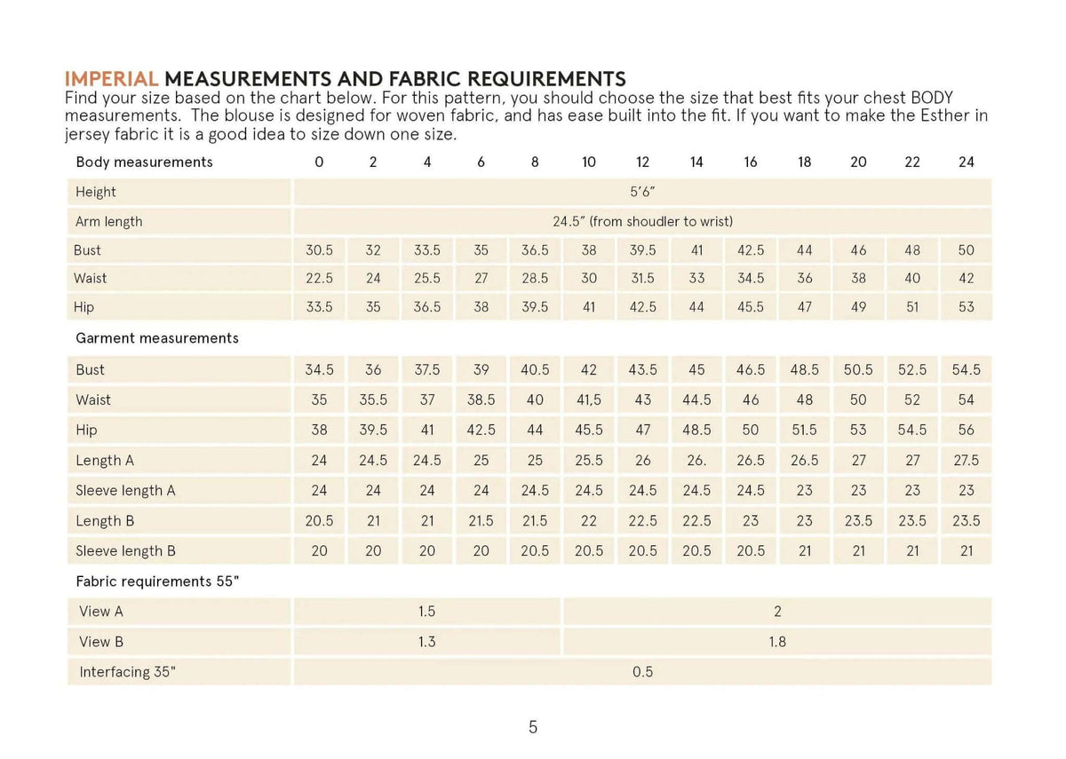 Esther Blouse sewing pattern Wardrobe By Me