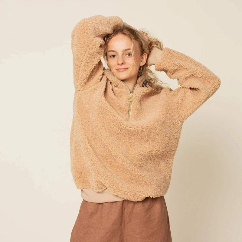 Half zipper sweater Pattern Wardrobe By Me