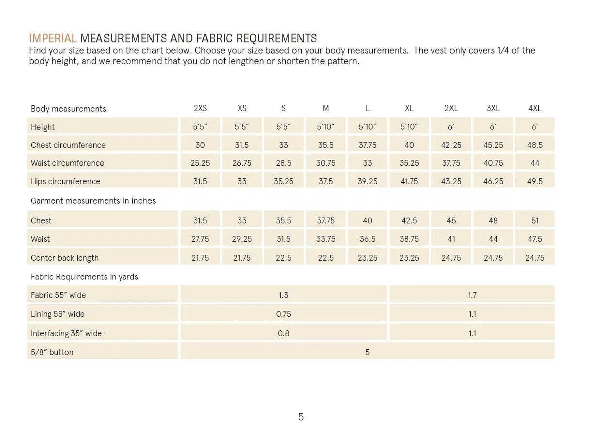 Pike Vest Sewing Pattern Wardrobe By Me