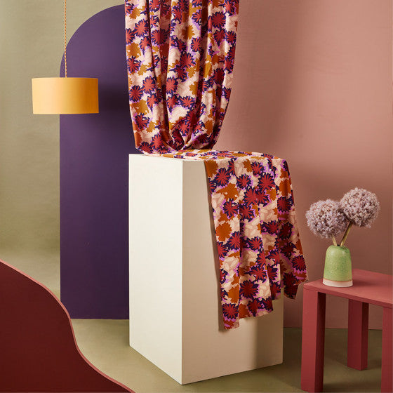 Waterlily Maple - Viscose Fabric with Lenzing™️ EcoVero™️ fibres - Atelier Brunette - 0.5 metre