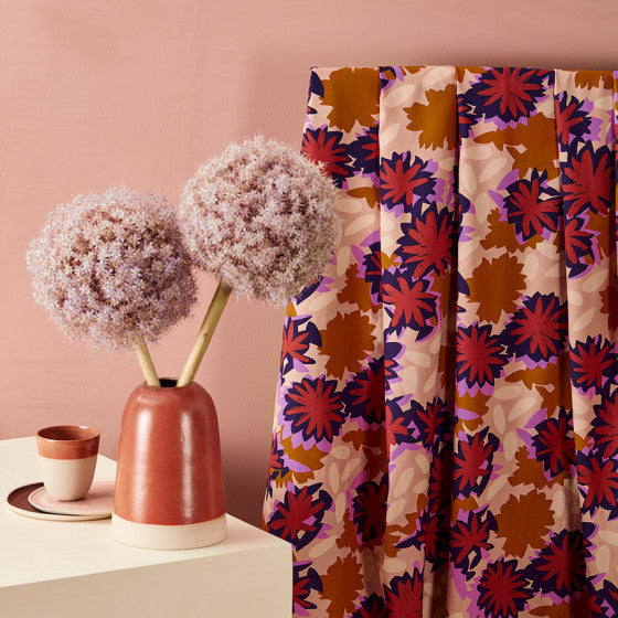 Waterlily Maple - Viscose Fabric with Lenzing™️ EcoVero™️ fibres - Atelier Brunette - 0.5 metre
