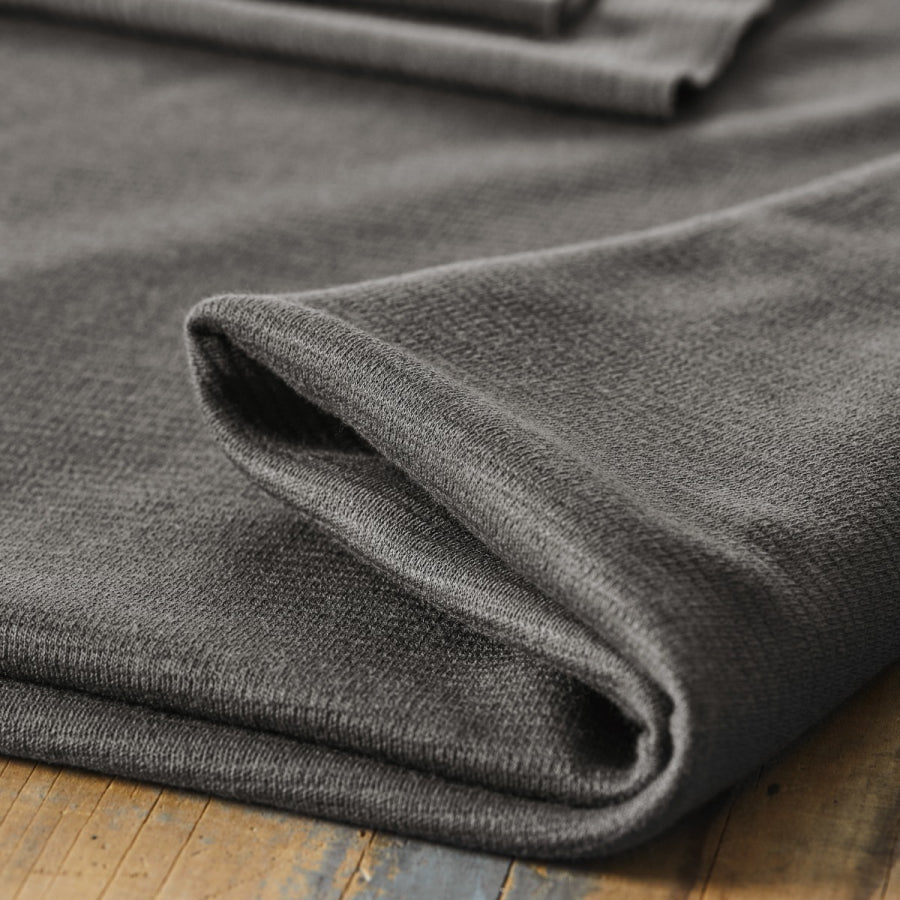 REMNANT / DEFECT 150cm - Organic Woollen Ottoman - Calm Grey