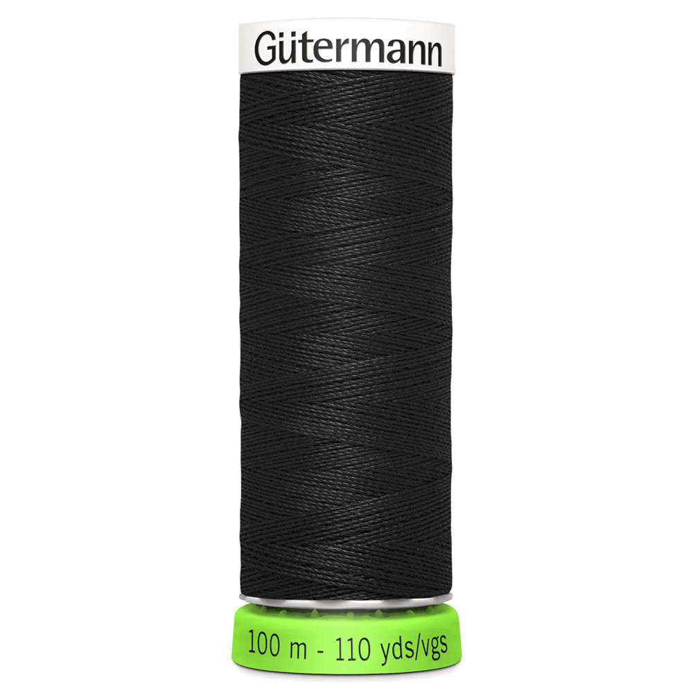 Gütermann Sew-all rPET Recycled Thread - 000 Black