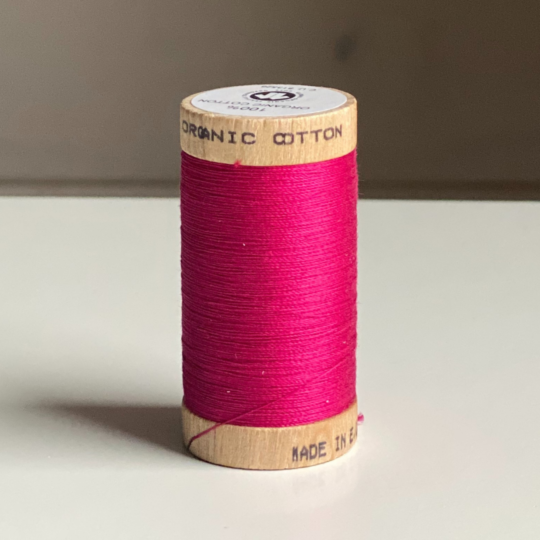 Organic Cotton Thread - Cerise
