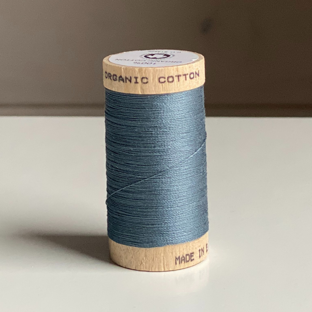 Organic Cotton Thread - Steel Blue