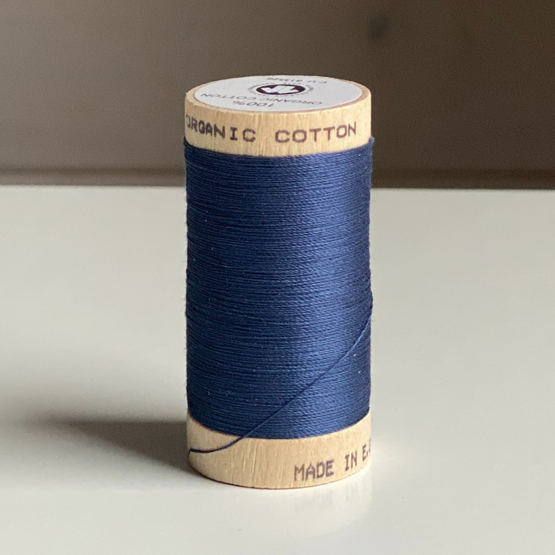 Organic Cotton Thread - Indigo Blue
