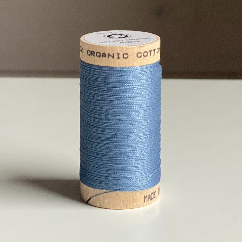 Organic Cotton Thread - Dusky Blue