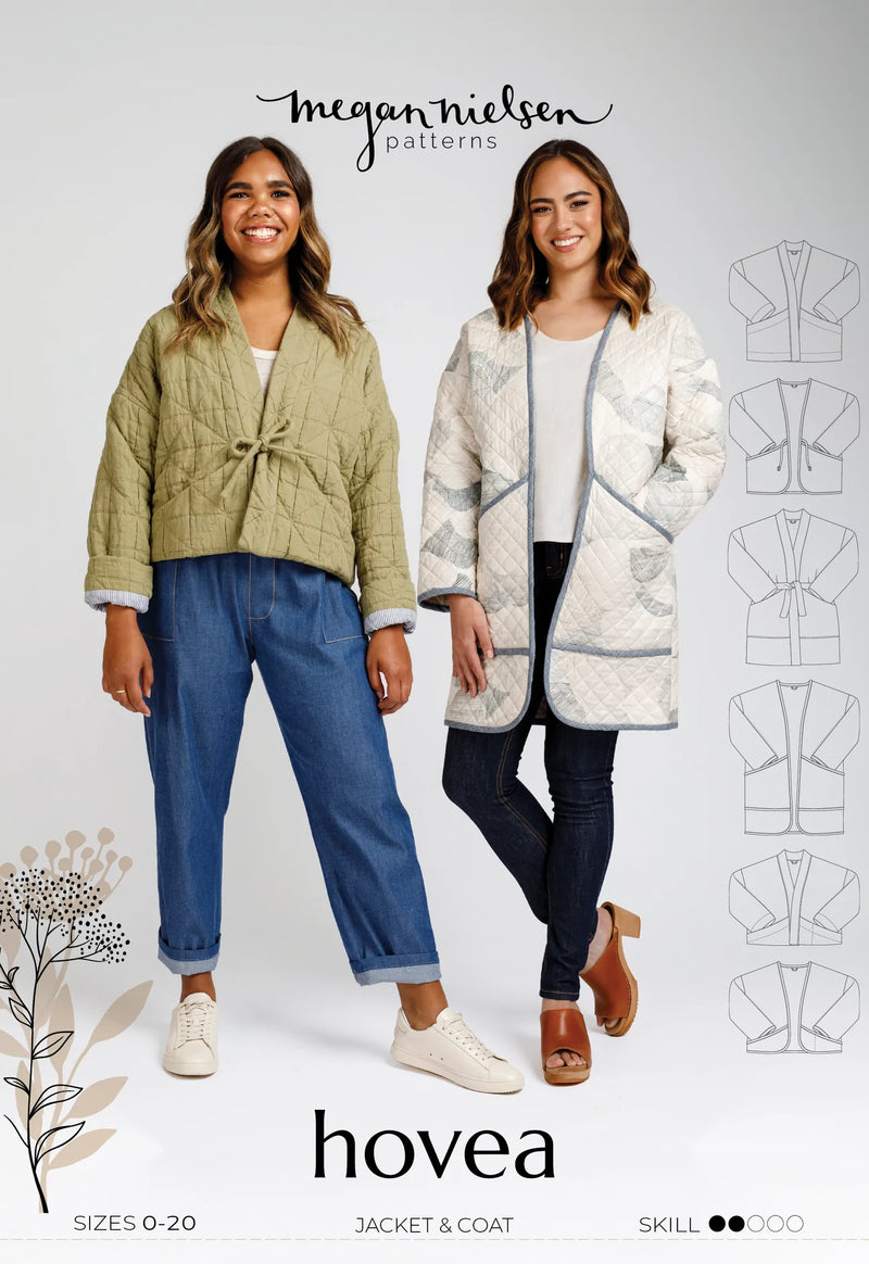 Hovea Jacket & Coat Pattern by Megan Nielsen