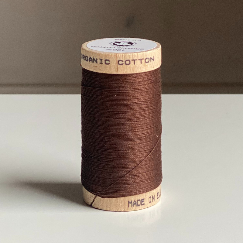 Organic Cotton Thread - Walnut Brown