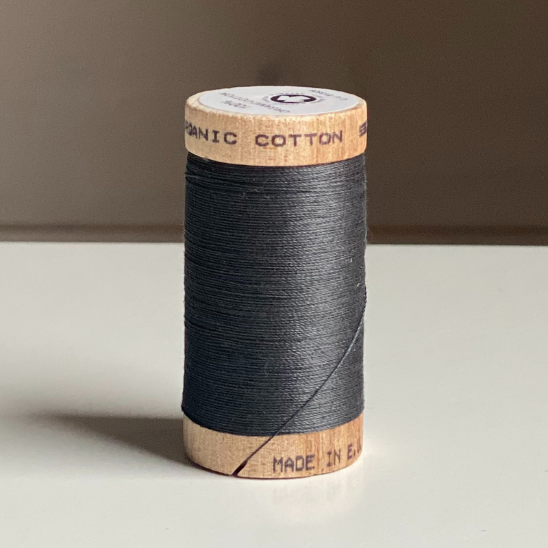 Organic Cotton Thread - Charcoal