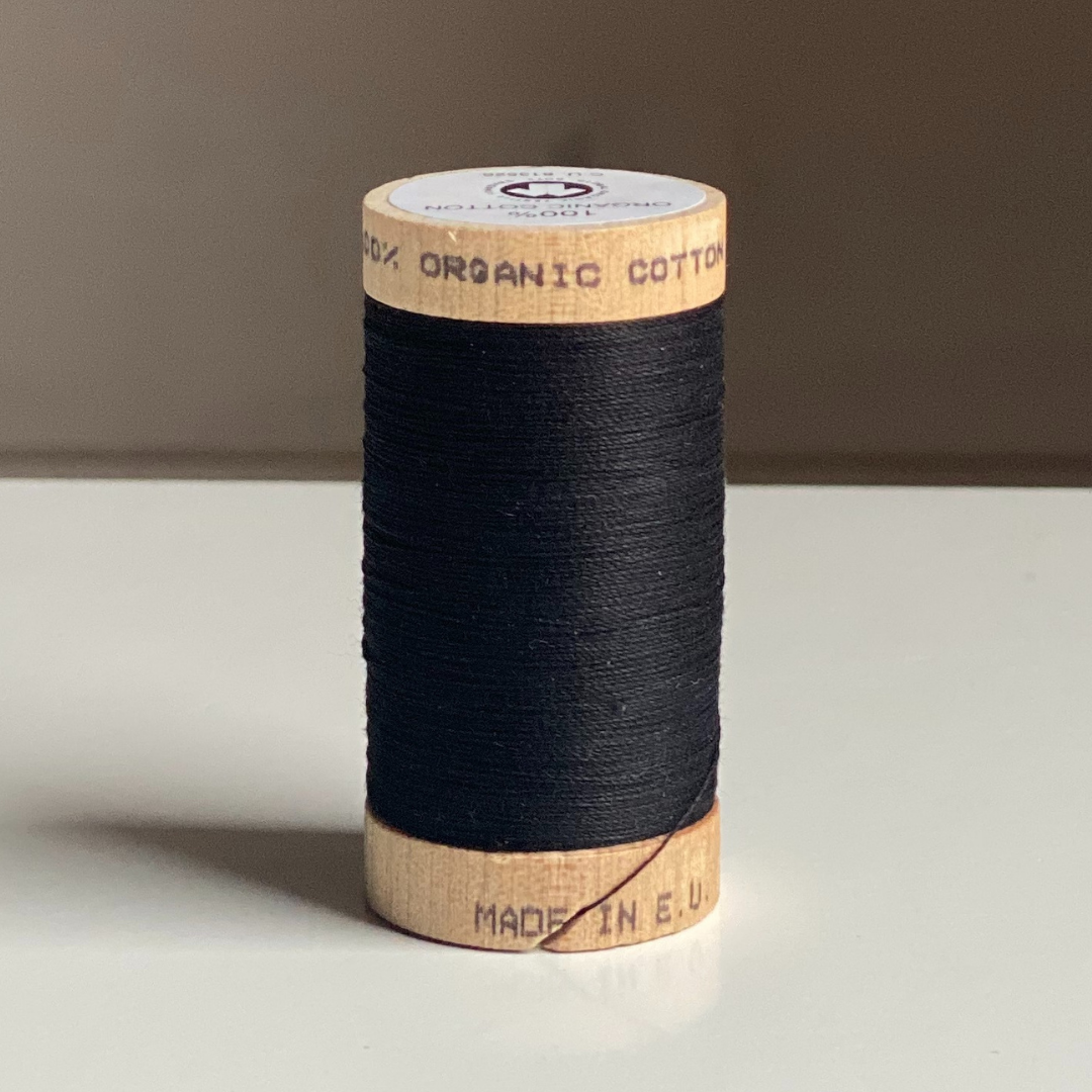 Organic Cotton Thread - Black