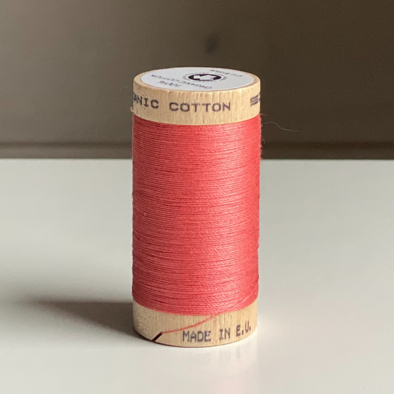 Organic Cotton Thread - Coral