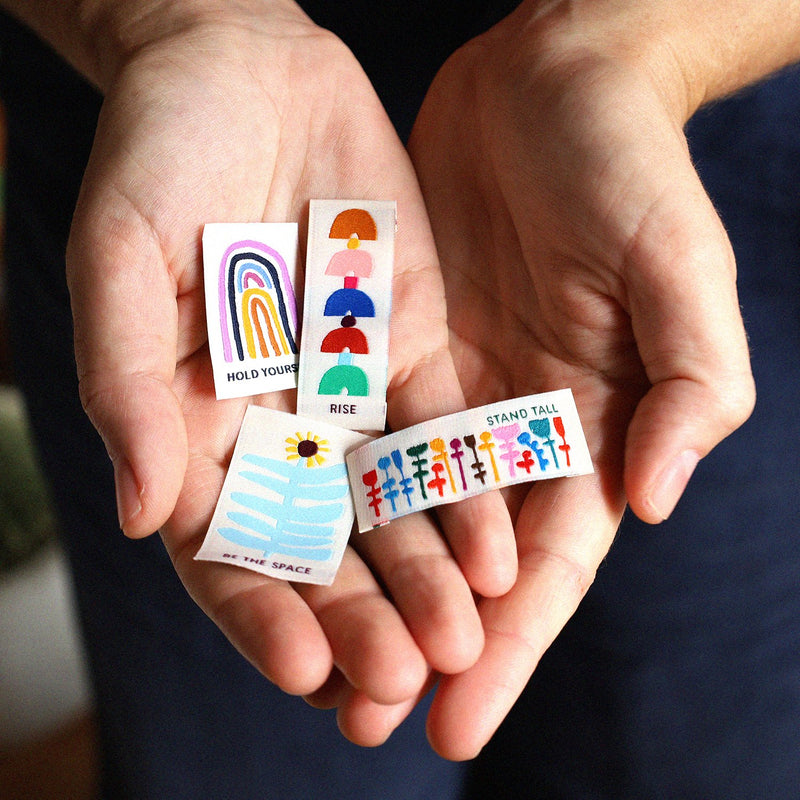 FOR YOU Limited Edition Pack - KATM x Claire Ritchie - Pack of 4 Woven Labels