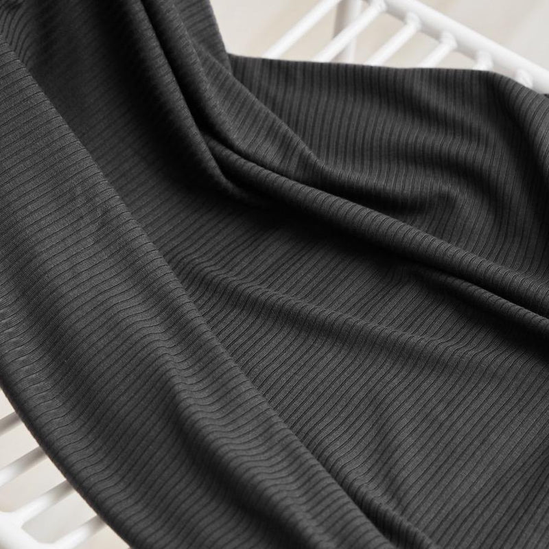 Derby Ribbed Jersey with TENCEL™ Modal Fibres - Anchor - 0.5 metre