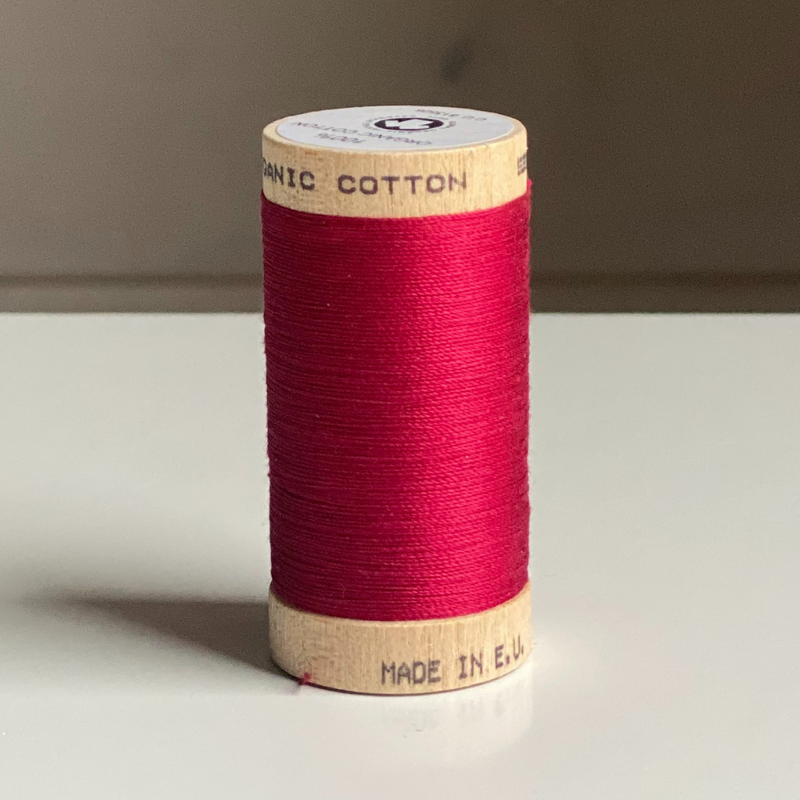 Organic Cotton Thread - Burgundy