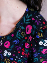 Nuit Fleurie - Viscose Fabric - Lise Tailor - 0.5 metre