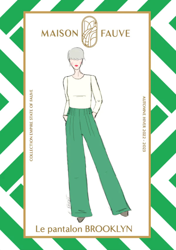 BROOKLYN Trousers Sewing Pattern by Maison Fauve