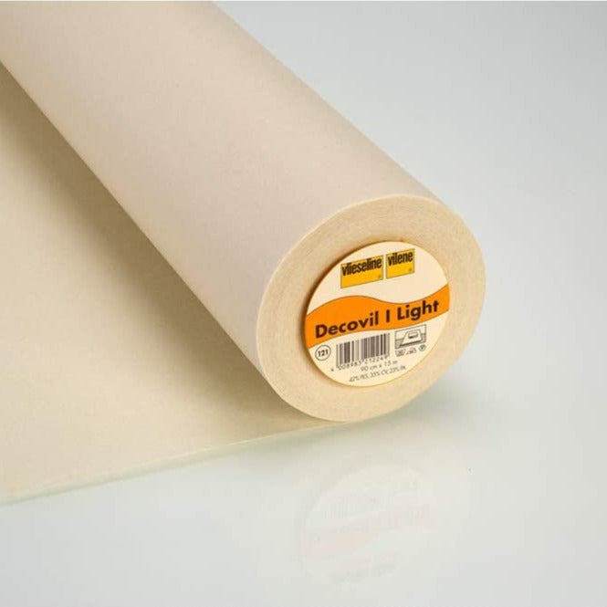 Decovil I - Light Fusible Craft Interlining - 1 metre