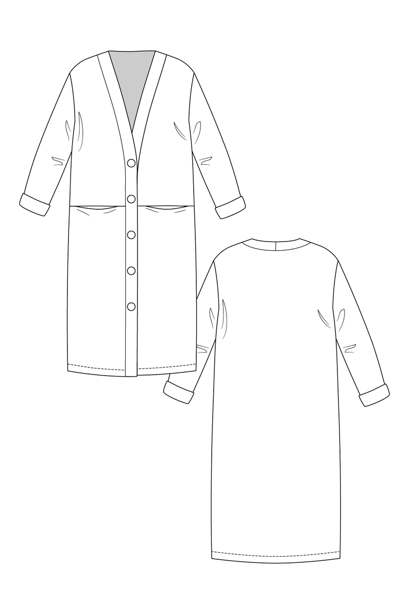 Esme Maxi Cardigan by Named Clothing