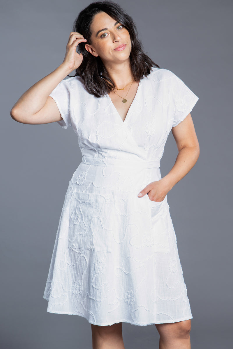 Elodie Wrap Dress Pattern by Closet Core