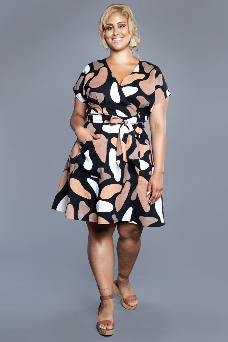 Elodie Wrap Dress Pattern by Closet Core