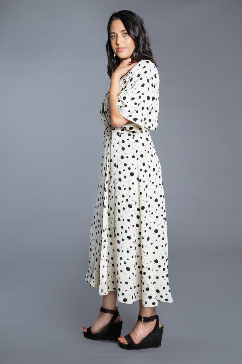 Elodie Wrap Dress Pattern by Closet Core