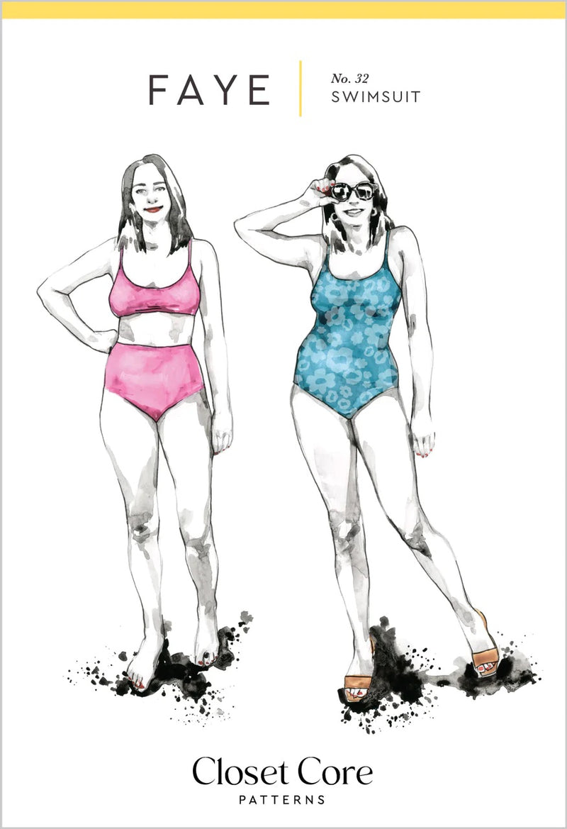 Faye Swimsuit by Closet Core Patterns