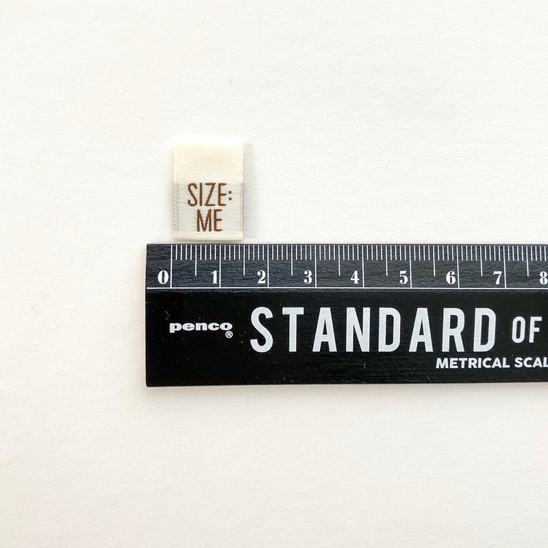 SIZE: ME/YOU - Pack of 8 Woven Labels