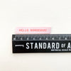 HELLO GORGEOUS - Pack of 10 Woven Labels