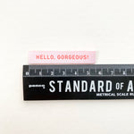 HELLO GORGEOUS - Pack of 10 Woven Labels